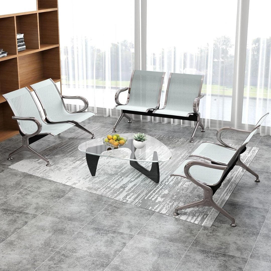 Silla Tandem 2 Puestos Espera Alto Trafico Metalica Aaa - Image 6