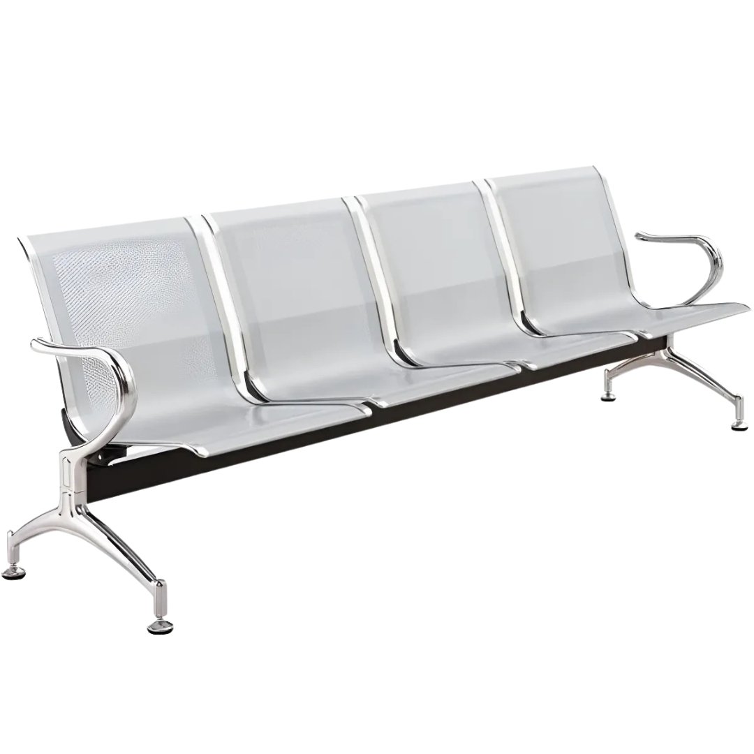 Silla Tandem 4 Puestos Sala De Espera Garantía 5 Años - Image 7