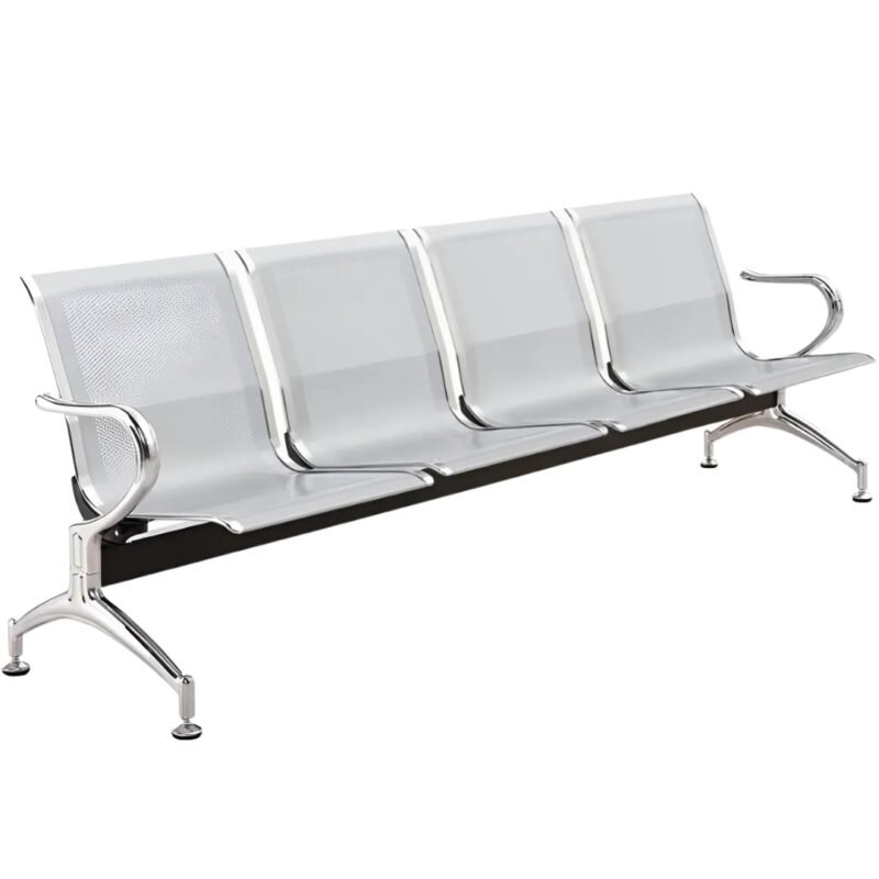 Silla Tandem 4 Puestos Sala De Espera Garantía 5 Años