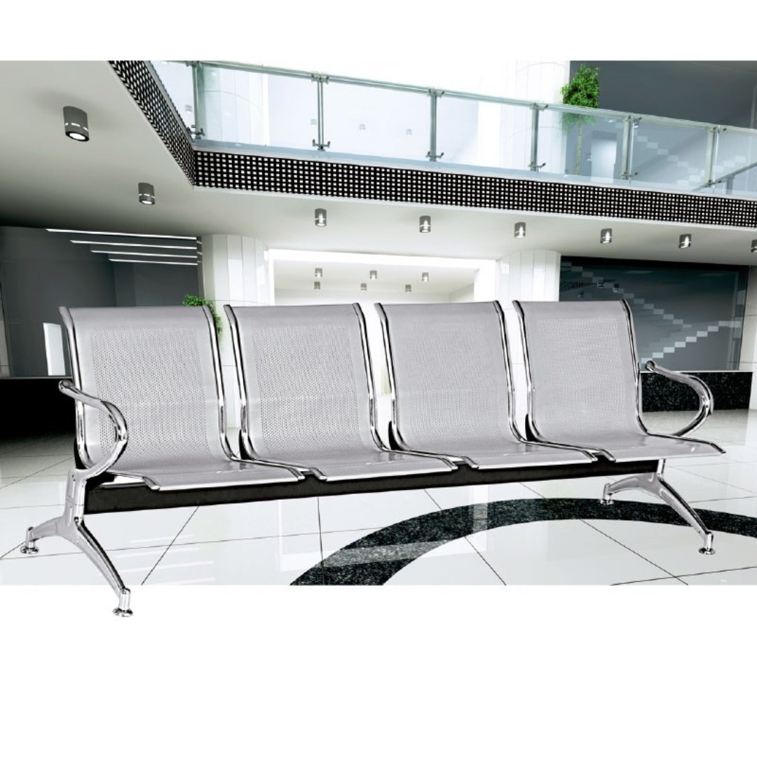 Silla Tandem 4 Puestos Sala De Espera Garantía 5 Años - Image 5