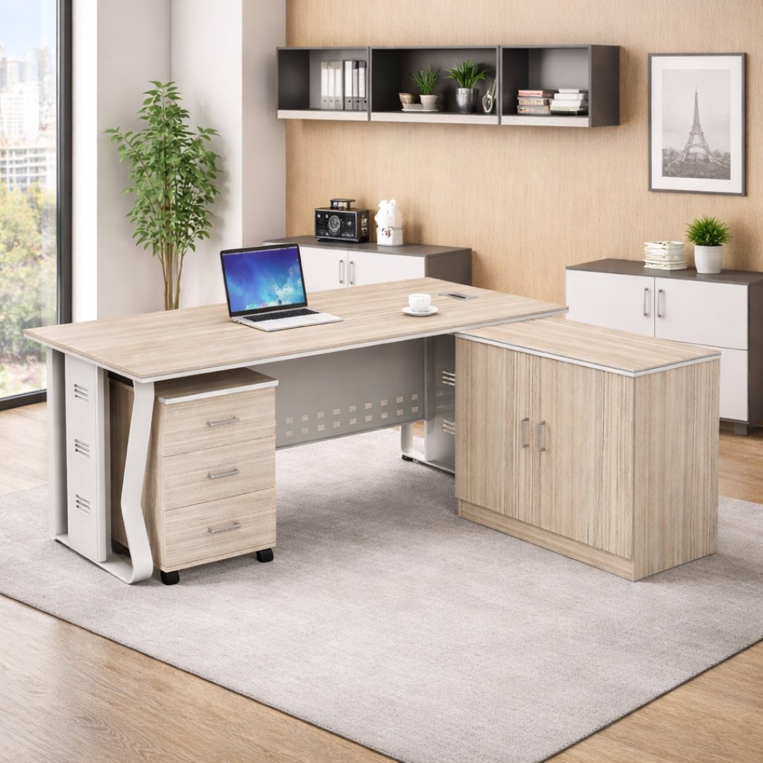 Escritorio Gerencial Moderno MDF Spruce - Image 7