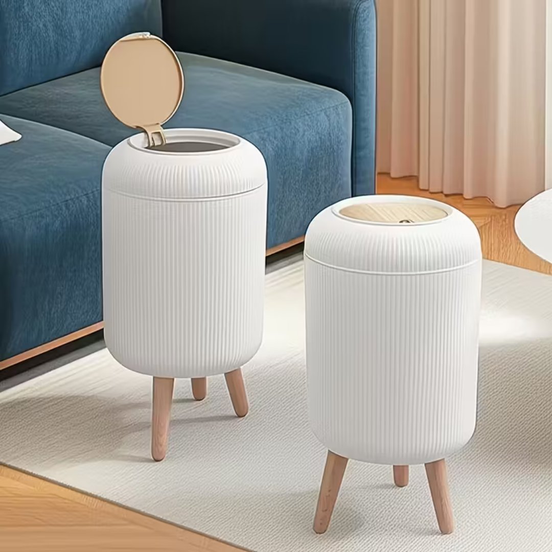 Caneca Redonda Moblihouse 1.5 L Para Basura Compacta Troquelada Blanca - Image 10