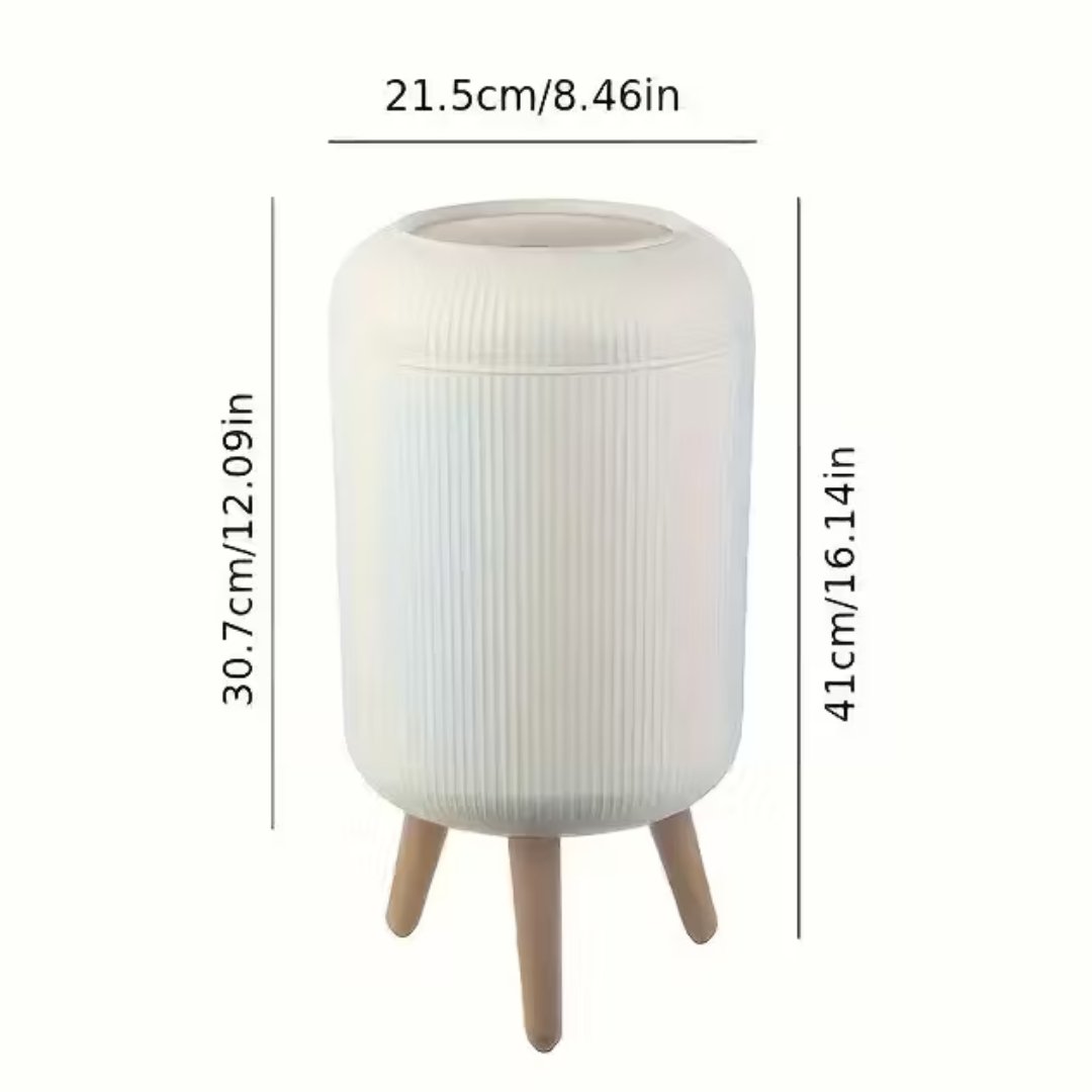 Caneca Redonda Moblihouse 1.5 L Para Basura Compacta Troquelada Blanca - Image 8