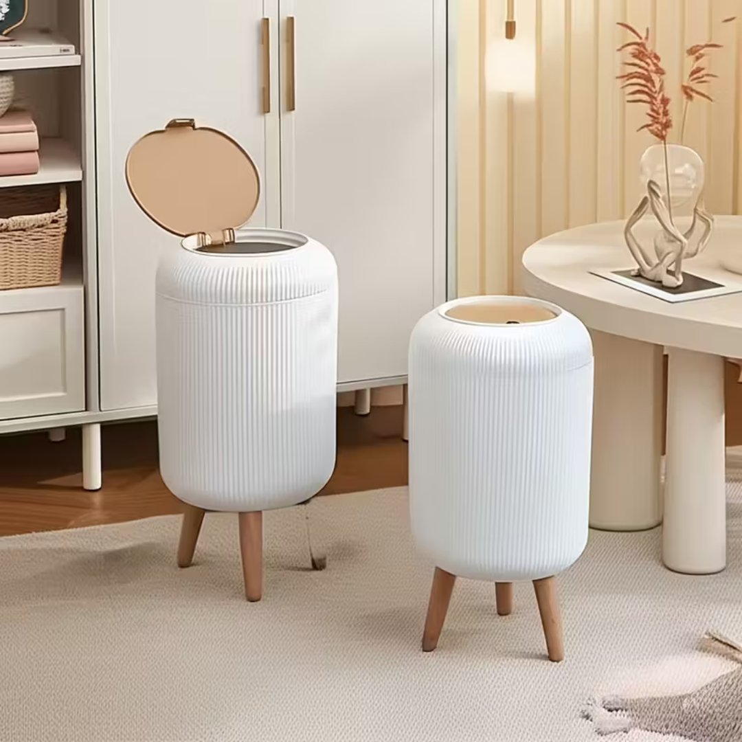 Caneca Redonda Moblihouse 1.5 L Para Basura Compacta Troquelada Blanca - Image 7