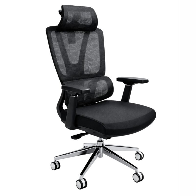 Silla Gerente Human Negra Malla