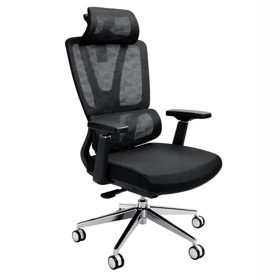 Silla Gerente Human Negra Malla