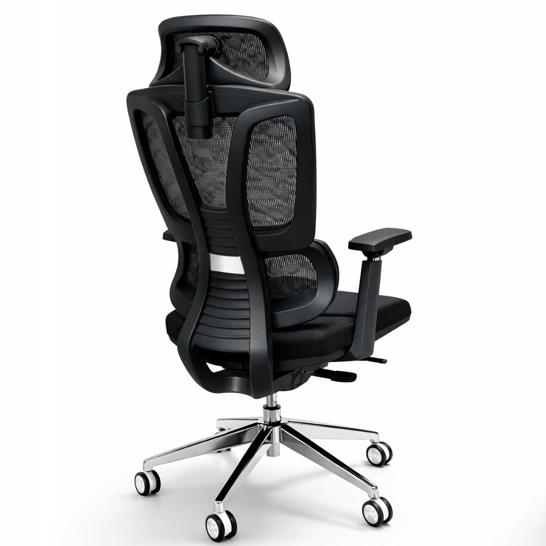 Silla Gerente Human Negra Malla - Image 7