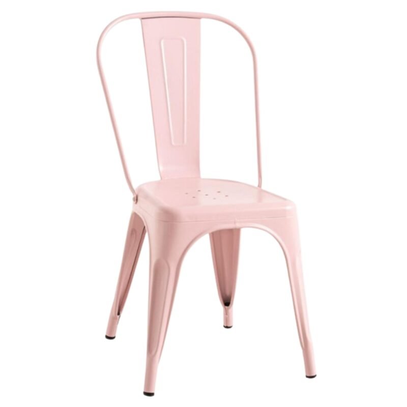 Silla Metal Tolix Palo Rosa