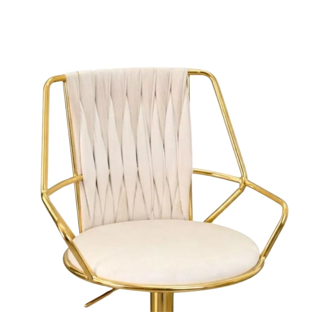 Silla De Bar Luxury Manchester Beige Diseño Moderno y Elegante - Image 10
