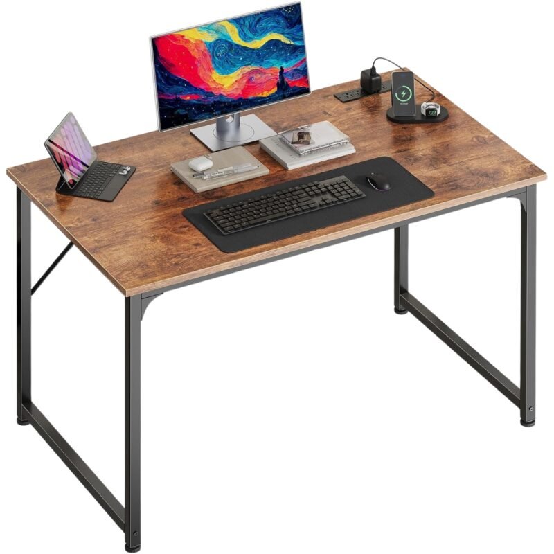 Escritorio Basic Para Computador De 100 × 60 × 73 cm Escritorio De Oficina, Estudio y Home Office