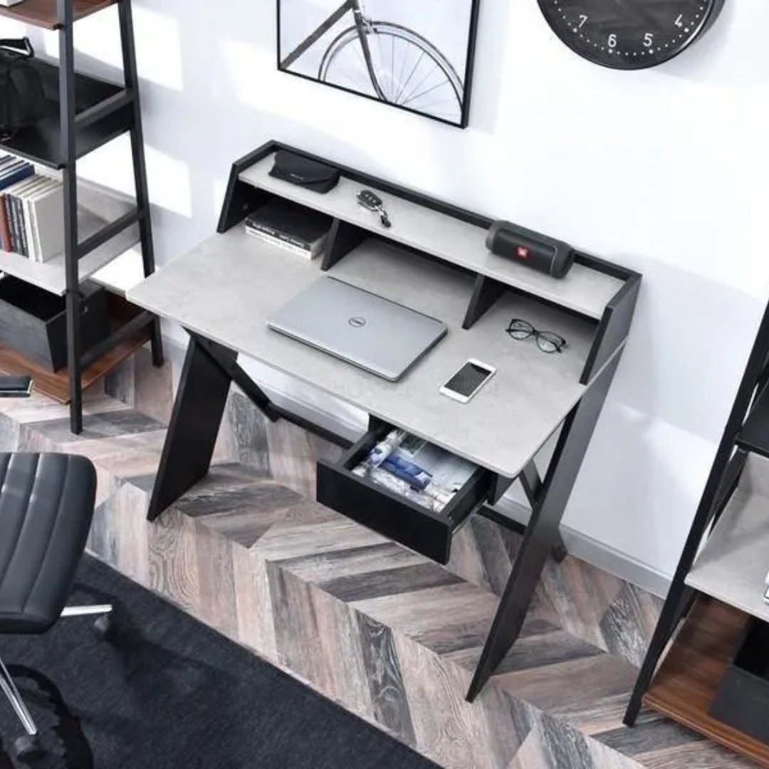 Escritorio Smart Space 1916 Para Oficina Con Extensión 100 x 56 x 90 cm - Image 3