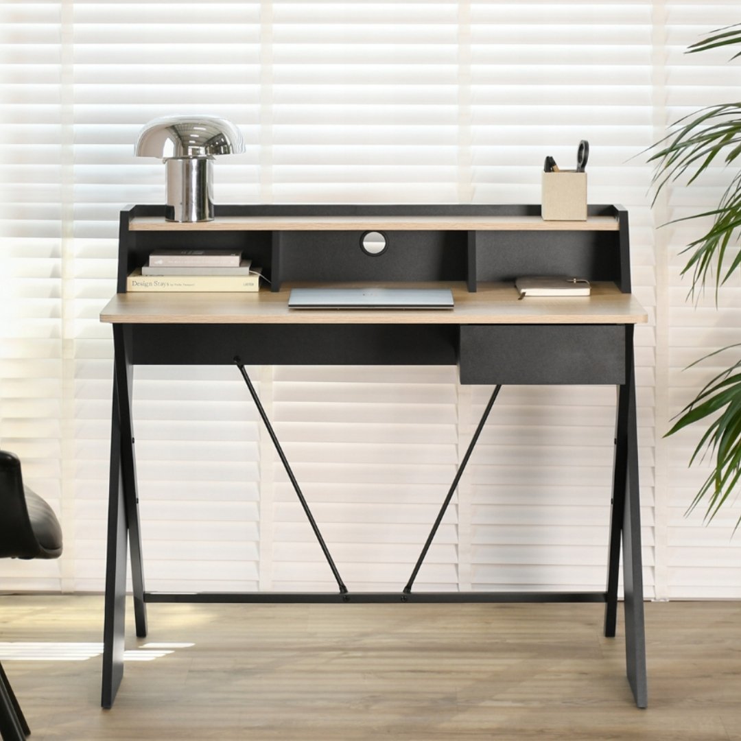 Escritorio Smart Space 1916 Para Oficina Con Extensión 100 x 56 x 90 cm - Image 3