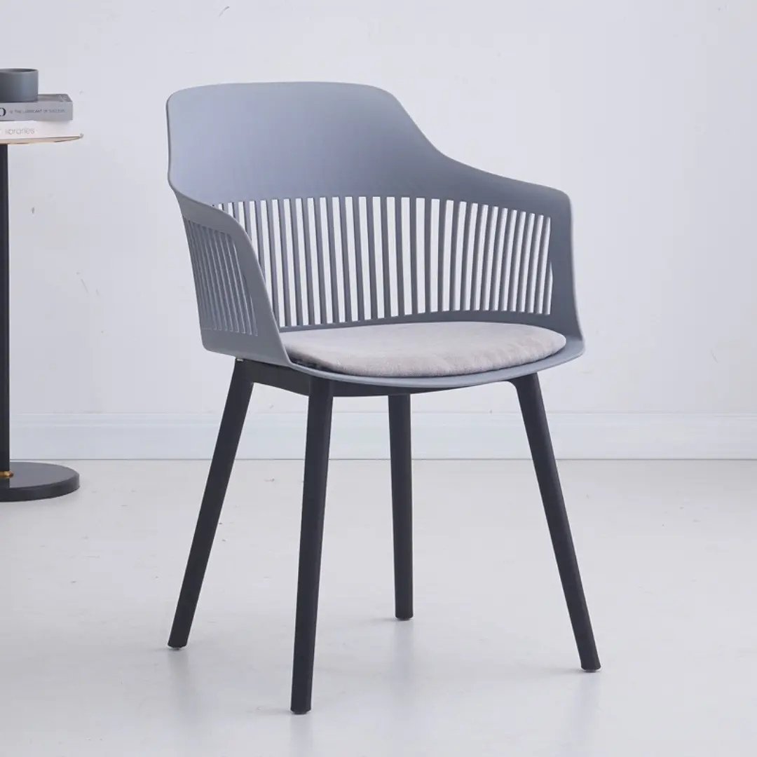 Silla De Comedor Positano Gris Moderna En Plástico Pp Resistentes - Image 9