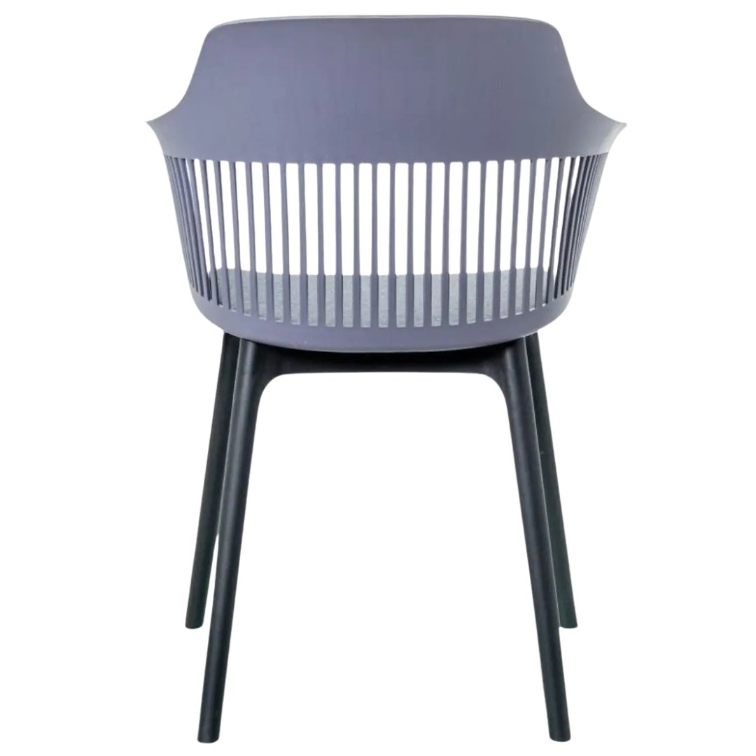 Silla De Comedor Positano Gris Moderna En Plástico Pp Resistentes - Image 7